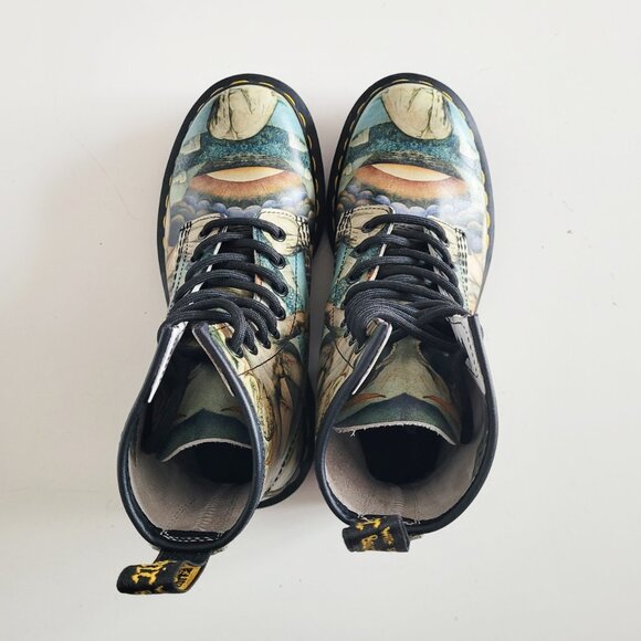 Dr Martens X William Blake Tate Museum Limited Edition 1460 Boots - Size 5W - Picture 4 of 11